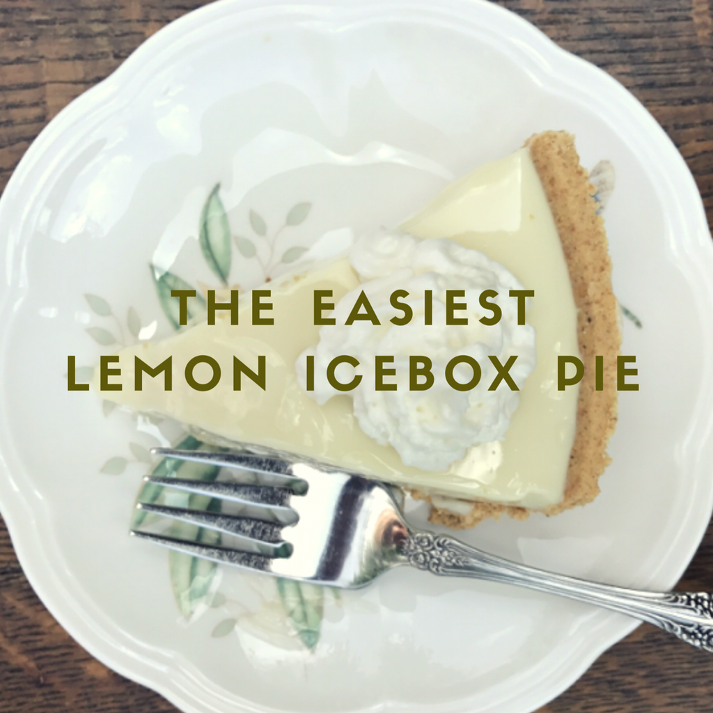 The Easiest Lemon Icebox Pie - Feed The Soul Friday
