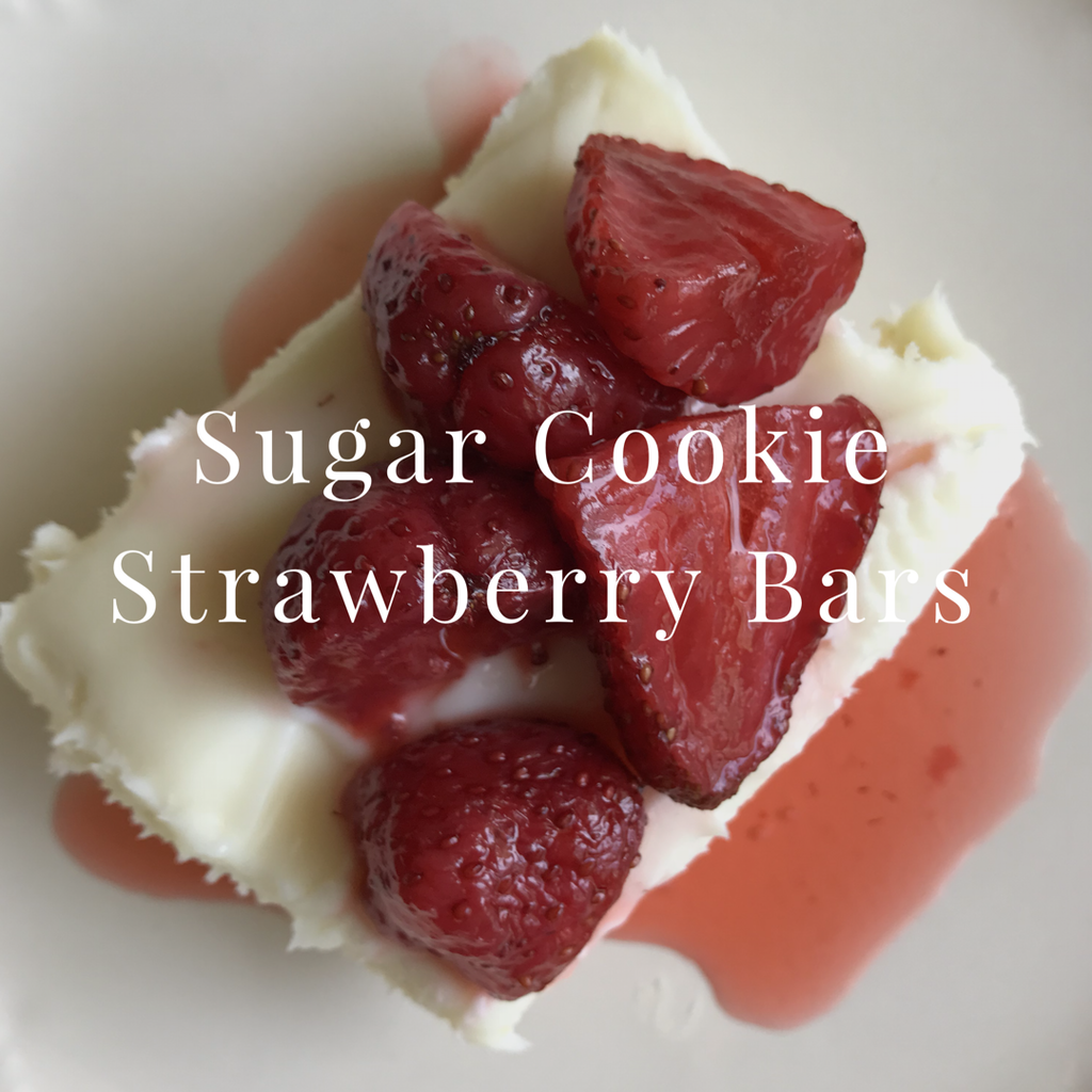 When Life Feed The Soul Friday Sugar Cookie Strawberry Bars